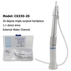 Coxo Dental Surgical Straight Handpiece 20 Degree 1 1 Fiber Optic External Led