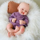 Silkease Cute Girl Reborn Baby Doll Full Body Silicone Real Touch Newborn Doll