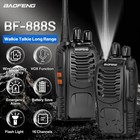 2 Pack Long Range Walkie Talkie 100 Mile Two Way Radio Charge Headset Waterproof