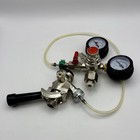 Dual Gauge 2-stage Co2 Draft Beer Regulator And Keg Tap Set