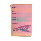 Vintage Matchbox Fizz Nightclub Houston Texas Iridescent Matchbook Matches 6400