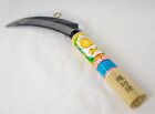 4 5  Japanese Kikufuji Serrated Blade Sickle For Bonsai Tree Re-potting Tool