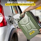 5 3 Gallon Military Style Jerry Gas Can With Flexible Steel Spout - Rustproof
