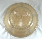 Vintage 14  Art Deco Ceiling Light Shade Beige Frosted Glass