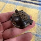 Imperial German Pickelhaube Helmet Desk Ornament Inkwell Lighter Lid Miniature
