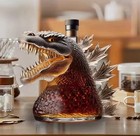 Godzilla 70th Edition 330ml Whiskey Bottle - Glass Whiskey Bottle Holiday Gift