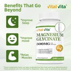 Ultra Pure Magnesium Glycinate 500mg 240 Caps - Max Absorption Calm