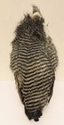 Feathered Owl Figure White Gray Black 16  Lifelike Realistic Detailed Standing