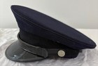 Vintage Fire Department Uniform Dress Hat Cap 1960s 70s Size 6 3 4