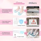 Toe Nail Soaking Bowl  2 Pcs Toenails Soak Off Bowl  Shoe Design Foot Bath Soak