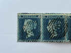 Great Britain 1854-55 Fabulous  10 Strip Of 4 Used 5a6004
