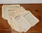 Sheet Music Lot 33 For 1st Trumpet In Bb Band 1930-1940 s Amazing Vintage Coll 