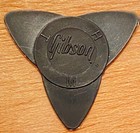 Vintage Gibson Propeller Guitar Picks -1979 Black-unused-lot Of 2