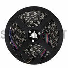 5m 5050 Rgb 300 Led Strip Light Black Pcb   Remote  12v Power Supply