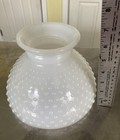 Vintage Milk Glass Hobnail White Glass Lamp Shade 8  Fitter Euc  Free Ship