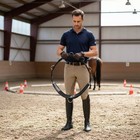 Horse Training Girth Strap Reinforced Stitching Girth Strap With Metal Rings