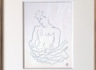 Jean Cocteau Drawing Male French Sketch Orpheus Apollo Classical Greek Antinous