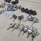 Lot Of Schaller Strap Locks - Vintage Made In Germany Chrome Black Nickel