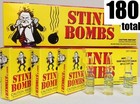 180 Stink Bombs Glass Vials Stinky Smelly Fart Gas Bomb Smell - Wholesale Lot