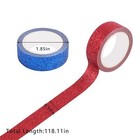 Diy Glitter Washi Tape Set - 12 Rolls Colored Masking Tape  Sparkle Decorative