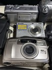Lot Of 12 Cameras 35mm Film   Digital Untested For Parts Or Repair