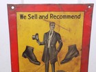 Vintage Society King Shoe For Men Metal Sign