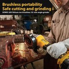 Dewalt Dcg406 125mm 9000rpm Brushless Angle Grinder Cordless Cutting Machine