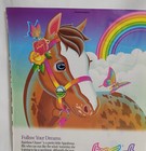 Vintage Lisa Frank Rainbow Chaser Horse Print Paper Advertisement 1990 s