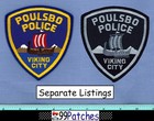 Poulsbo   Swat  subdued  Washington Police Patch Norse Viking Longboat Ship 4e