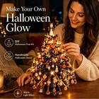 Diy Beaded Christmas Tree Craft Kit With Led Lights Tabletop Ornament Decor