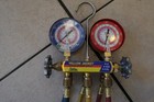 Yellow Jacket 42004 Series 41 Manifold Gauge Set 3 1 8  R22 r410a r404a Read