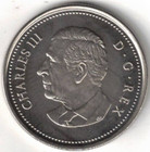 2025 Canadian First Strike Brilliant Uncirculated Kciii 50 Cent Coin 