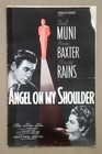 Angel On My Shoulder Paul Muni Claude Rains Anne Baxter 1946 Pressbook   Ads