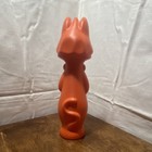 Hanna Barbra Cat Figural Bottle Orange White Black Ceramic Collectible 