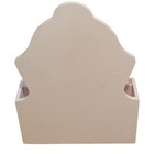 Melissa Doug Beauty Salon Vanity 1wooden Pink White 15in H X 12in W