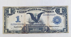 1899  1 Dollar Silver Certificate Large Size Note Black Eagle S n B15982500a
