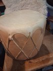   awesome  Vintage  Native American  Handmade Medium Pow Wow Taos Drum  Nice  