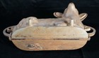 Antique Vintage Cast Iron Easter Cake Pan Lamb Mold Est 1930s Baking Pan  g5b 