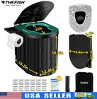 Upgrade Xl Portable Toilet For Adults Extra Large Portable Travel Floding Toilet