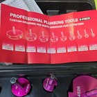 9 Pcs Pvc Pipe Reamer Kit  Fitting Saver 9-piece Kit  1 2  To 4    Pink 