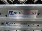 Unex Span Track 18 x 42  Plastic Skate Wheel Flow Rack Conveyor - 20 Sections