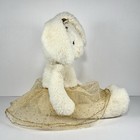Jellycat Glistening Belle Bunny Plush 14    Stuffed Animal Cream gold Tutu   Bow