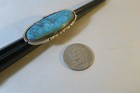 Large Vintage Eddie Secatero Navajo Turquoise   Sterling Silver Ring Size 9