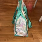 Vtg 90 s Ross Similac Insulated Bottle Baby Lunch Bag Crayon Bear Cloud Zip Top