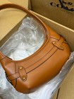 Nwt Cen81 Shoulder Bag Belted Ergo 26 Dark Brown