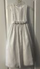 First Communion Dress   Flower Girl   Pearl Formal Dress W jacket - Size 8