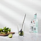 Houdini Stainless Steel Cocktail Muddler  9 Inches 9 Inches  