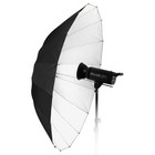 60in Parabolic White Reflective Umbrella Kit With Diffusion Cover - 16-rib Bl   