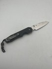 Spyderco Smock Folding Knife 3 5  Cpm S30v Steel Blade Carbon Fiber