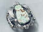 Huge Museum Vintage Navajo Royston Turquoise Sterling Silver Bracelet